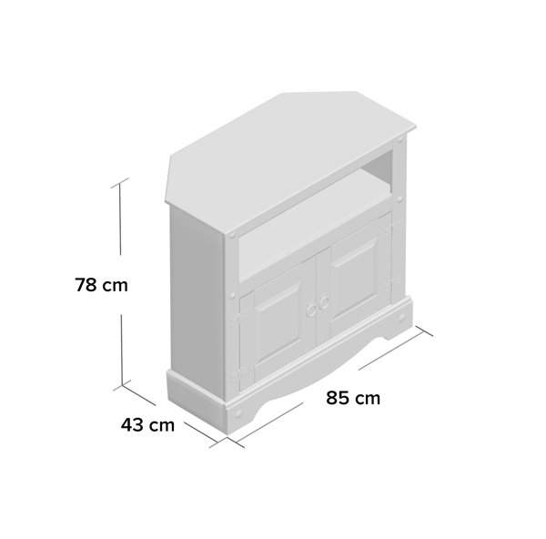 Lark Manor Achiles Solid Wood TV Stand for TVs up to 32" & Reviews